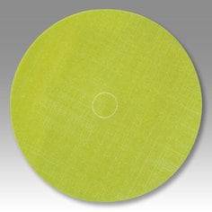 3M Trizact AB27490 6-inch aluminum oxide Velcro film disc with A35 grit for surface finishing and polishing.