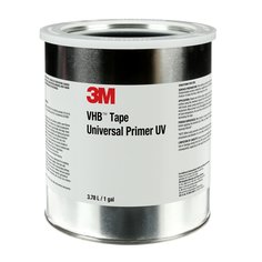 3M VHB UV-PRIMER-1GAL - VHB Tape Universal Primer UV Clear - 1 Gallon (3.8 L) 7100107032 - eGrimesDirect