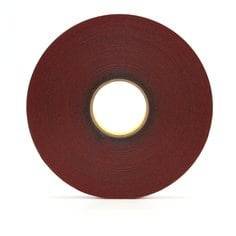 3M VHB 4646 grey tape roll, 1 inch by 72 yards, 25 mil thickness, with adhesive surface visible