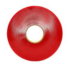 3M VHB 4905 clear double-sided tape, 1 inch wide and 72 yards long, with 20 mil thickness for strong adhesion.