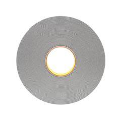 3M VHB 4941 grey tape roll showing 12 inch by 36 yard size and 45 mil thickness for high-strength bonding.