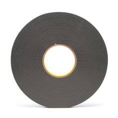 3M VHB 4949 black tape, 45 mil thick, 3/4 inch wide and 36 yards long, shown rolled and ready for industrial bonding.