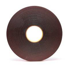 3M VHB 5925 black tape roll, 1 inch wide and 72 yards long, with 25 mil thickness, shown on plain background.