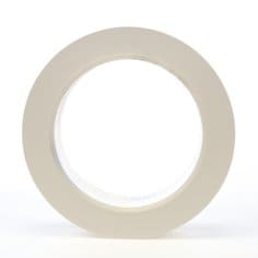 3M Vinyl Tape 471 in white, 1.5-inch wide, 36-yard length, showing the roll with white vinyl tape wound around it.