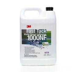 3M Fast Tack 1000NF water-based adhesive in purple, 1-gallon can, suitable for bonding and sealing applications.