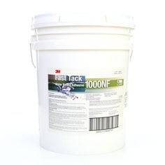 3M Fast Tack 1000NF water-based adhesive in a 5-gallon pail, neutral color, suitable for bonding and industrial applications.