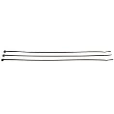 3M wire management cable tie, black, 50-pack, durable plastic strap for organizing cables and wires.
