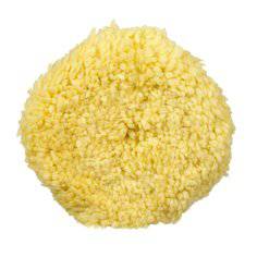 3M Wool Polishing Pad 05705 for car detailing, showing soft wool surface ideal for polishing and buffing surfaces.