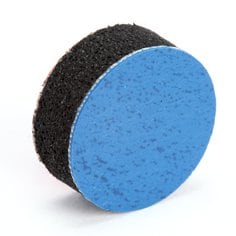 3M AB28738 - 7/8" Diameter Finesse-It Sanding Pad Roloc To Tool Blue Vinyl Psa Face 28738 7010326849 7100018849 - eGrimesDirect