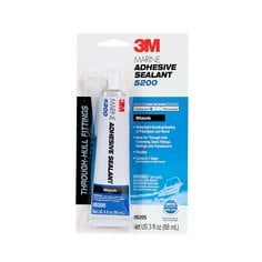 3M PN05205 - Marine Adhesive Sealant 5200 Black 3 oz Tube 6 Tubes per case 3M PN05205 7000118402 - eGrimesDirect