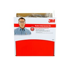 3M 91192H1-C - 3M Readers Safety Eyewear 2.0X Black Frame Clear Lens 3M 7100166638 7100166638 - eGrimesDirect
