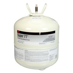 3M Scotch-Weld 77-LARGE-CLEAR - Clear Super 77 Spray Adhesive (29.3 lb) Cylinder 7000144617 - eGrimesDirect