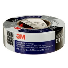 3M DT17-48X32-BK - Super Duty Duct Tape DT17 Black (1.9 Inch x 35 Yards) 7100158390 - eGrimesDirect