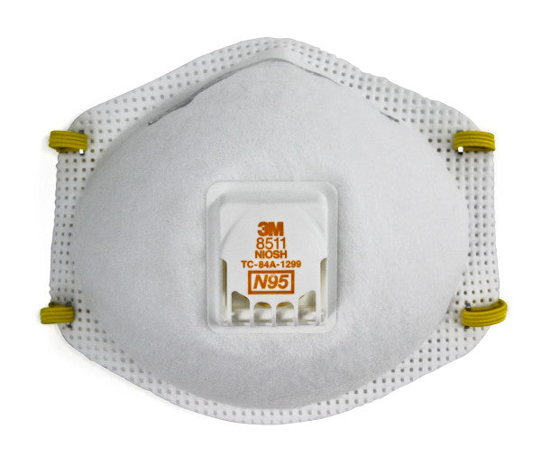 3M 8511 - Particulate Respirator with cool flow valve (N95 Filter Masks) 7000002056