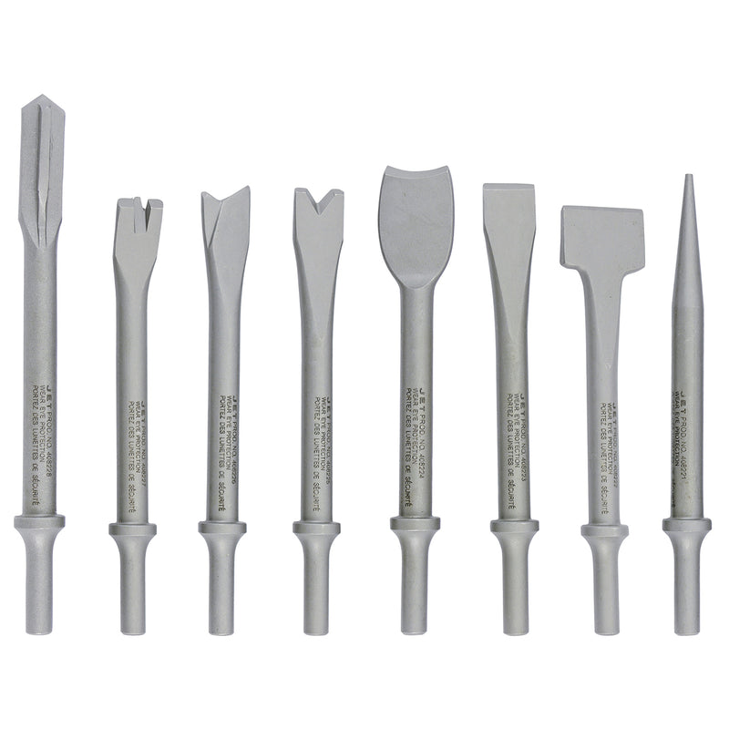 Jet PACS-8 - .401 Shank 8 Piece Hammer Steel Set Heavy Duty - eGrimesDirect