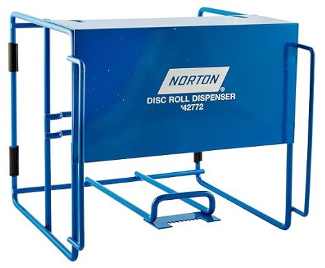 Norton 42772 - Dispenser for 5 Inch or 6 Inch Disc Rolls 63642542772