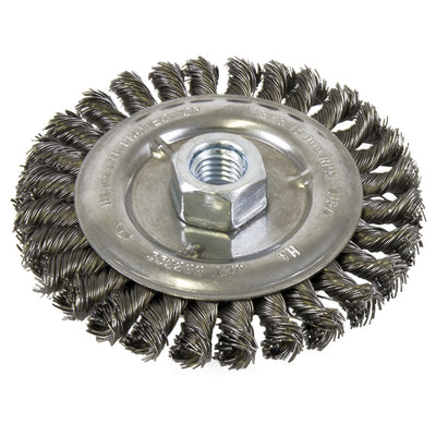 Jet 5K 123T - 5 X 1/2 X 5/8-11Nc Standard Face Knot Wire Wheel Threaded - eGrimesDirect
