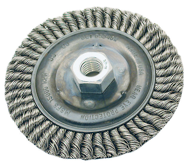 Jet 4SB120-T - 4 X 1/4 X 5/8-11 Nc Stringer Bead Brush - eGrimesDirect