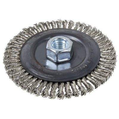 Jet 4SB120SST - 4 X 1/4 X 5/8-11 Nc Stainless Steel Stringer Bead Brush - eGrimesDirect