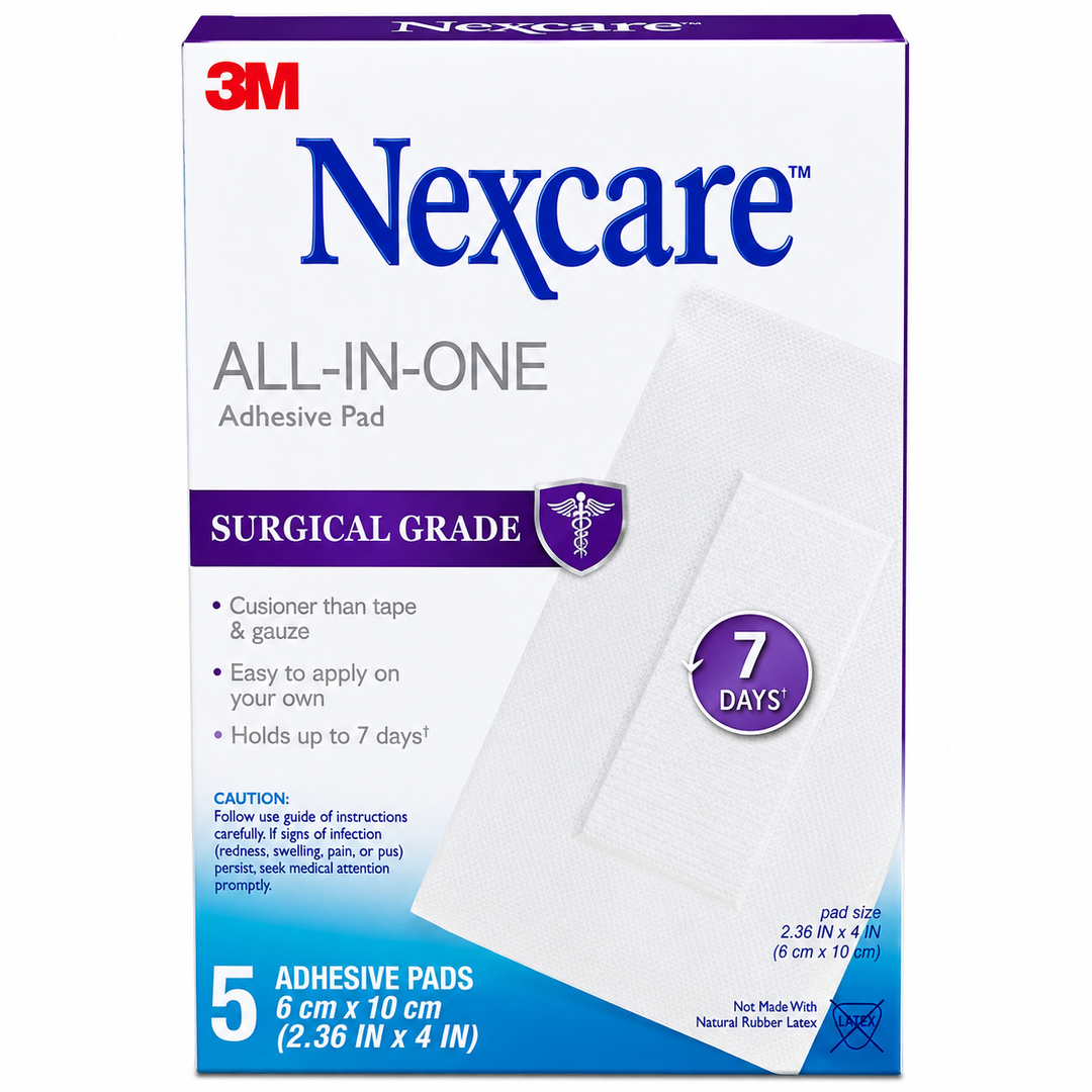3M H3564-CA - Nexcare All-in-One Adhesive Pad 2 3/8 Inch x 4 Inch (6 cm x 10 cm) 7100027590