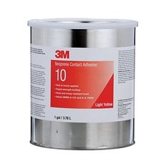 3M 10 - 1GAL - Neoprene Contact Adhesive 10 in Light Yellow - 1 Gallon (3.8 L) 7000144610 - eGrimesDirect