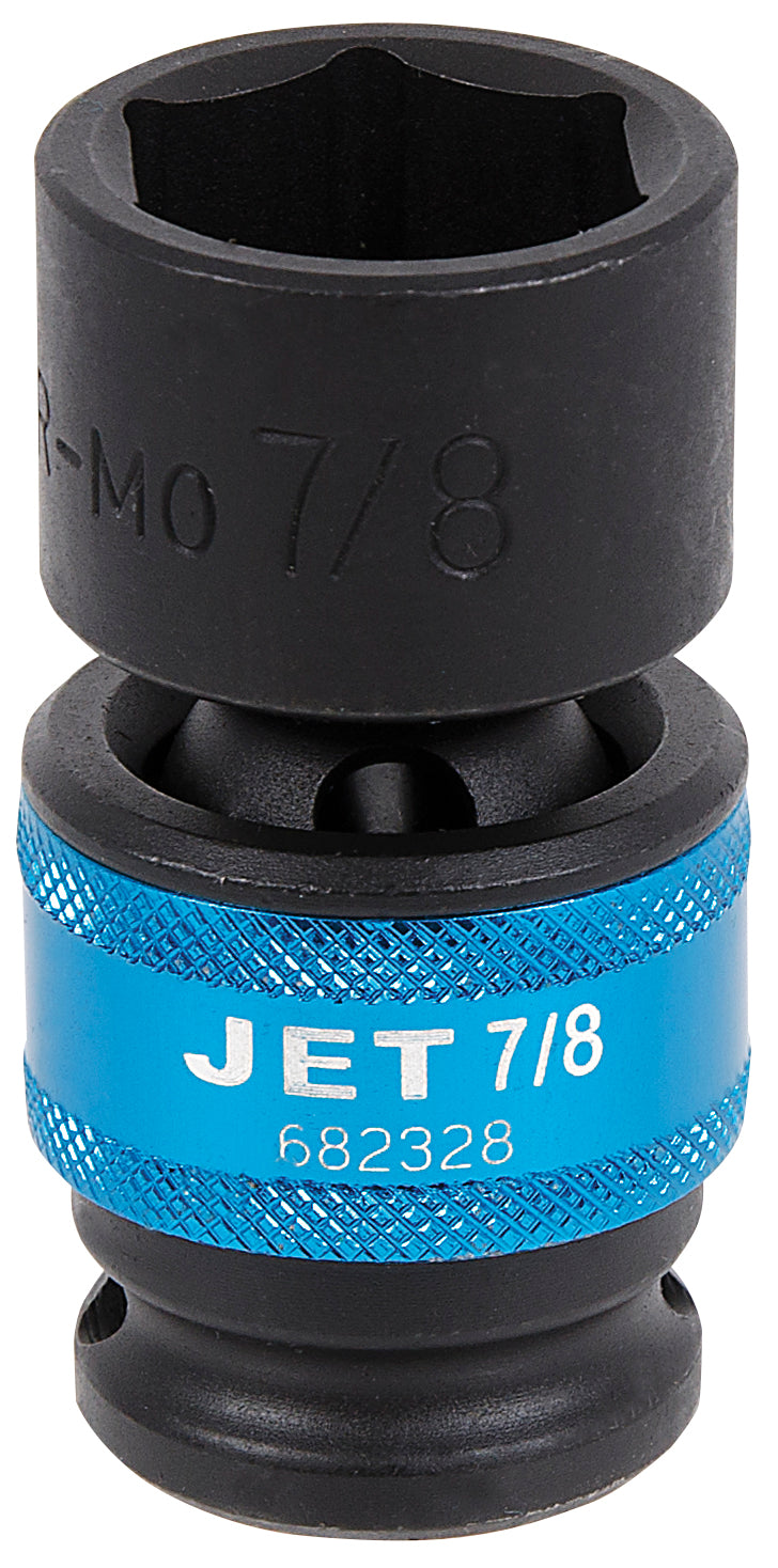 Jet 682328 - 1/2 Inch Dr X 7/8 Inch Universal Regular Impact Socket 6 Point
