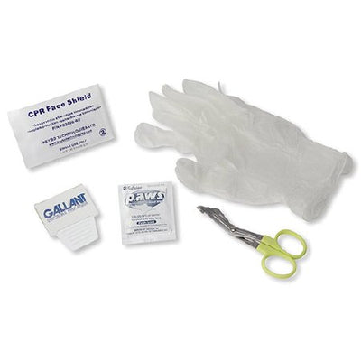 Zoll Medical 8900-0807-01 - Accessory Kit Shears, Disposable Prep Razor, Bio-barrier Face Shield, Antimicrobial Wipe, Dry Towel AED Plus, CPR-D Electrode Pads - eGrimesDirect