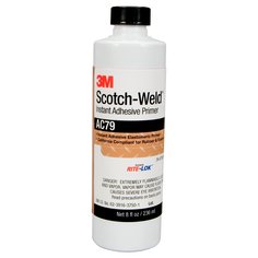 3M Scotch-Weld AC79-8OZ - Instant Adhesive Primer AC79 in Clear - 8 fl. Oz (236 ml) bottle 7100039264 - eGrimesDirect