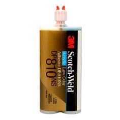 3M Scotch-Weld DP810NS-200ML - Low Odor Acrylic Adhesive DP810NS in Tan 6.76 fl. Oz (200 ml) Duo-Pak 7100069365