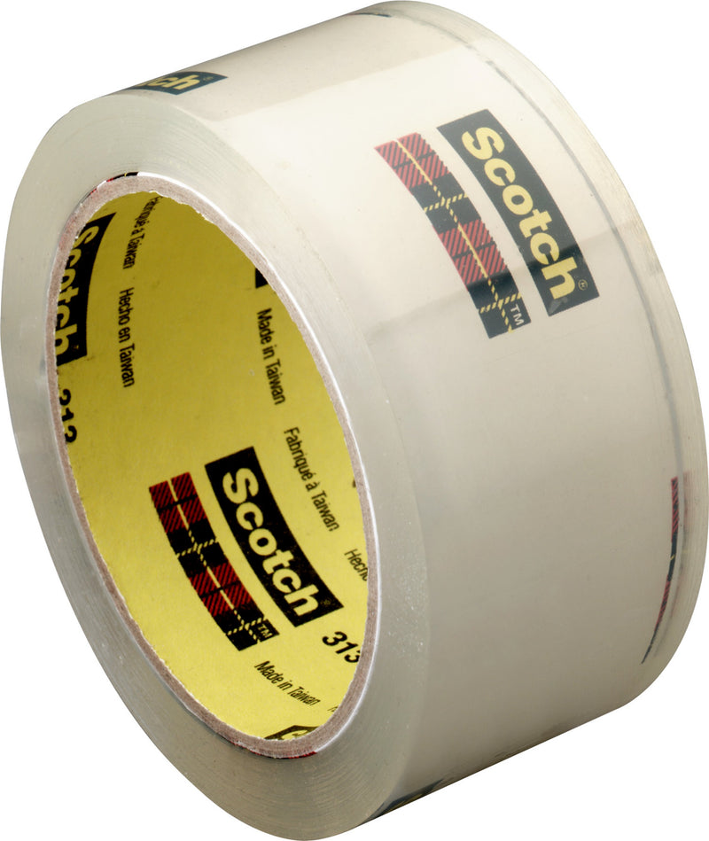 3M Scotch 313-72X914 - Box Sealing Tape 313 Clear (72 mm x 914 m) 7000141038 - eGrimesDirect