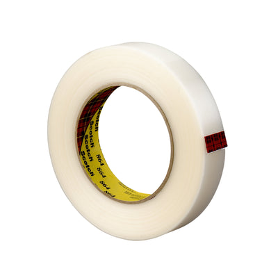3M Scotch 864-12X330-CLR - Reinforced Strapping Tape 864 Clear (12 mm x 330 m) 7000136939 - eGrimesDirect