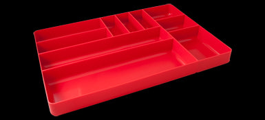 Gray 94702 - TRAY ORGANIZER RED -10 COMPART - eGrimesDirect