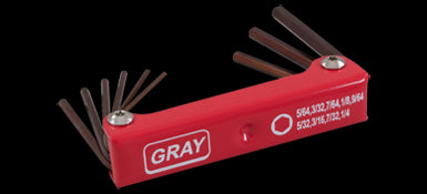 Gray 69959 - HEX KEY SET S2 SAE LONG FOLDIN - eGrimesDirect