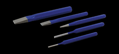 Gray C49LR - 5 PIECE PUNCH & CHISEL SET GRAY TOOLS C49LR - eGrimesDirect