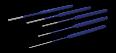 Gray C5LPPS - 5 PIECE LONG PIN PUNCH SET GRAY TOOLS C5LPPS - eGrimesDirect