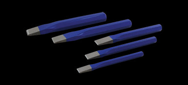 Gray C45LR - 5 PIECE FLAT CHISEL SET GRAY TOOLS C45LR - eGrimesDirect