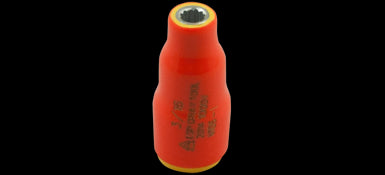Gray V112-I - 3/8" X 1/4" DRIVE 12 POINT, STANDARD LENGTH, 1000V INSULATED GRAY TOOLS V112-I - eGrimesDirect