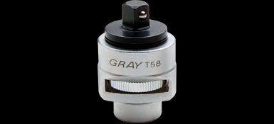 Gray T58 - 3/8 Inch Drive Reversible Ratchet Adapter 2-1/4 Inch Long - eGrimesDirect