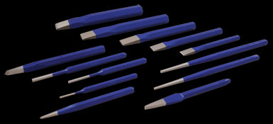 Gray C46LR - 13 PIECE PUNCH & CHISEL SET GRAY TOOLS C46LR - eGrimesDirect