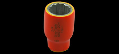 Gray T22-I - 11/16" X 3/8" DRIVE, 12 POINT STANDARD LENGTH, 1000V INSULATED GRAY TOOLS T22-I - eGrimesDirect