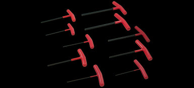 Gray 698610 - 10 PIECE SAE, T-HANDLE HEX KEY SET, 3/32" - 3/8" GRAY TOOLS 698610 - eGrimesDirect