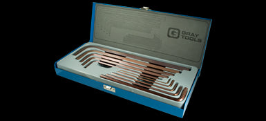 Gray 698310 - 10 PIECE SAE, EXTRA LONG ARM S2 HEX KEY SET, 1/8" - 5/8" GRAY TOOLS 698310 - eGrimesDirect