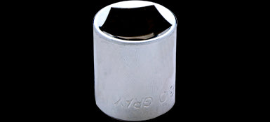 Gray 31980 - 1/2" DRIVE 5 SIDED PENTA SOCKET, CHROME FINISH GRAY TOOLS 31980 - eGrimesDirect