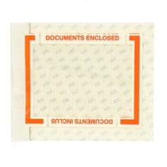 3M Scotch 830-CN-5X6 - Pouch Tape Pads 830CN "Documents Enclosed" Fre-Eng (5 Inch x 6 Inch) 7000126013 - eGrimesDirect