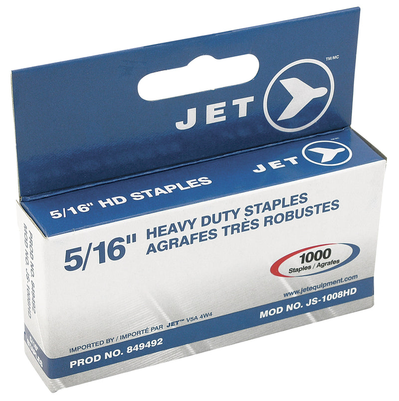 Jet JS-1008HD - 5/16 Inch Staples (1000 Pcs) Heavy Duty