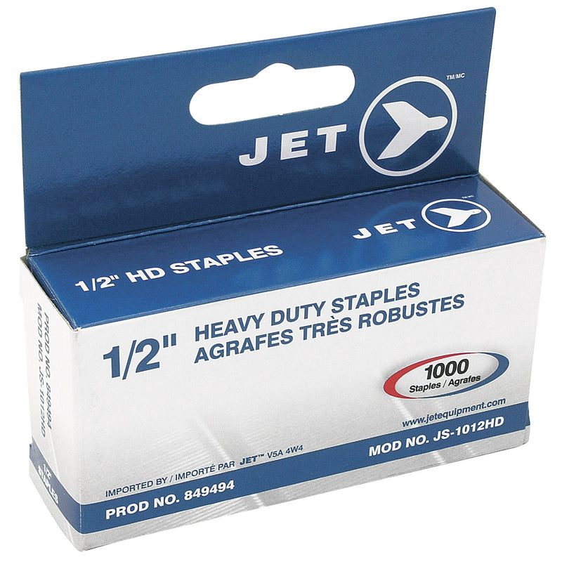 Jet JS-1012HD - 1/2 Inch Staples (1000 Pcs) Heavy Duty