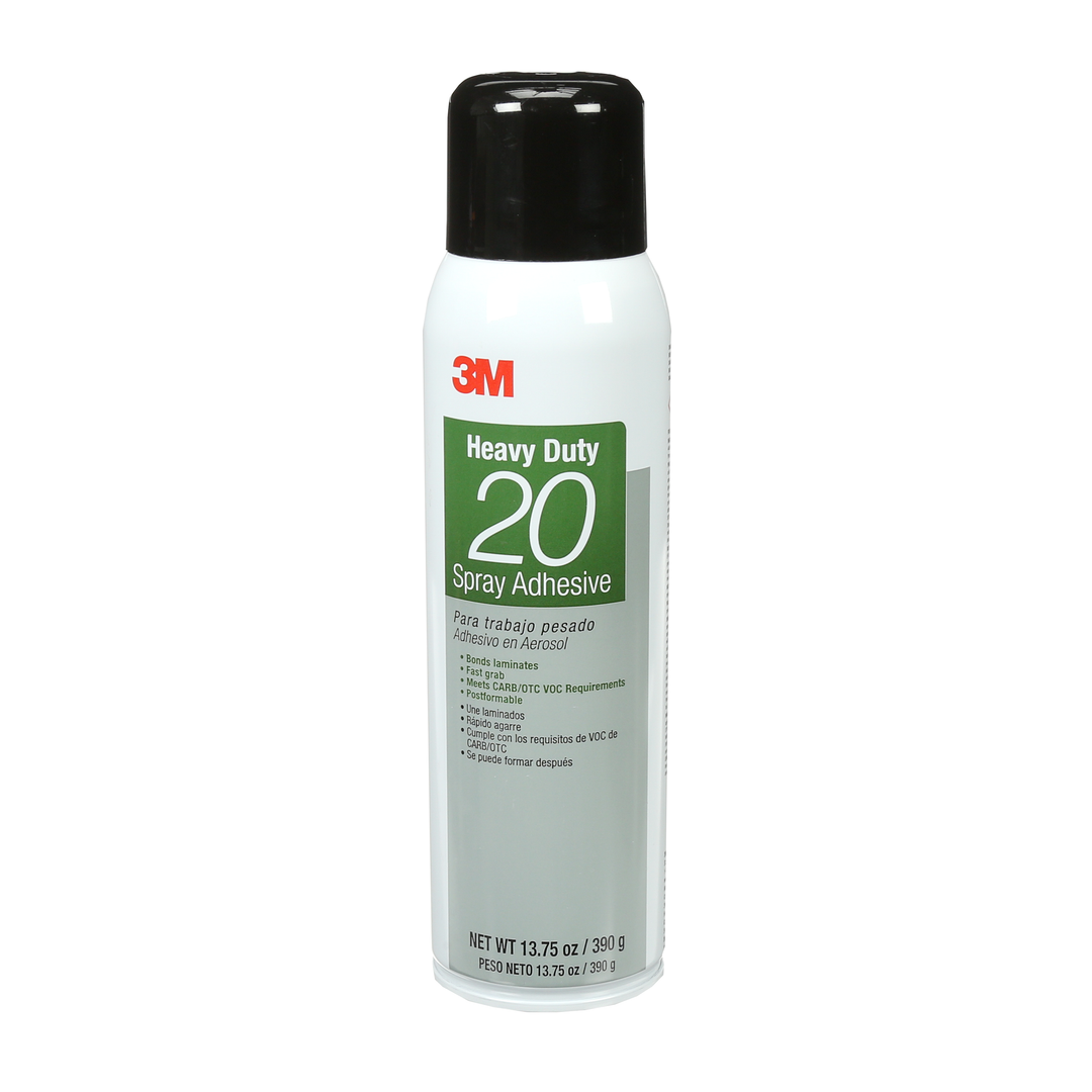 3M Heavy Duty Spray Adhesive 20, clear, single aerosol can