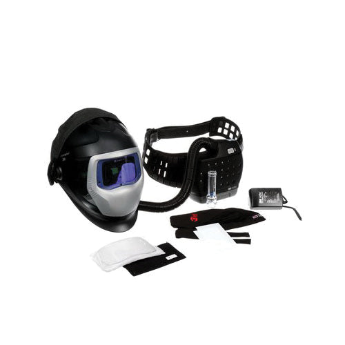 3M Adflo 35-1101-30ISW-CA - Adflo Powered Air Purifying Respirator With Speedglas Welding Helmet 9100-Air & Auto Darkening Filter 9100xxi 7100093044 - eGrimesDirect