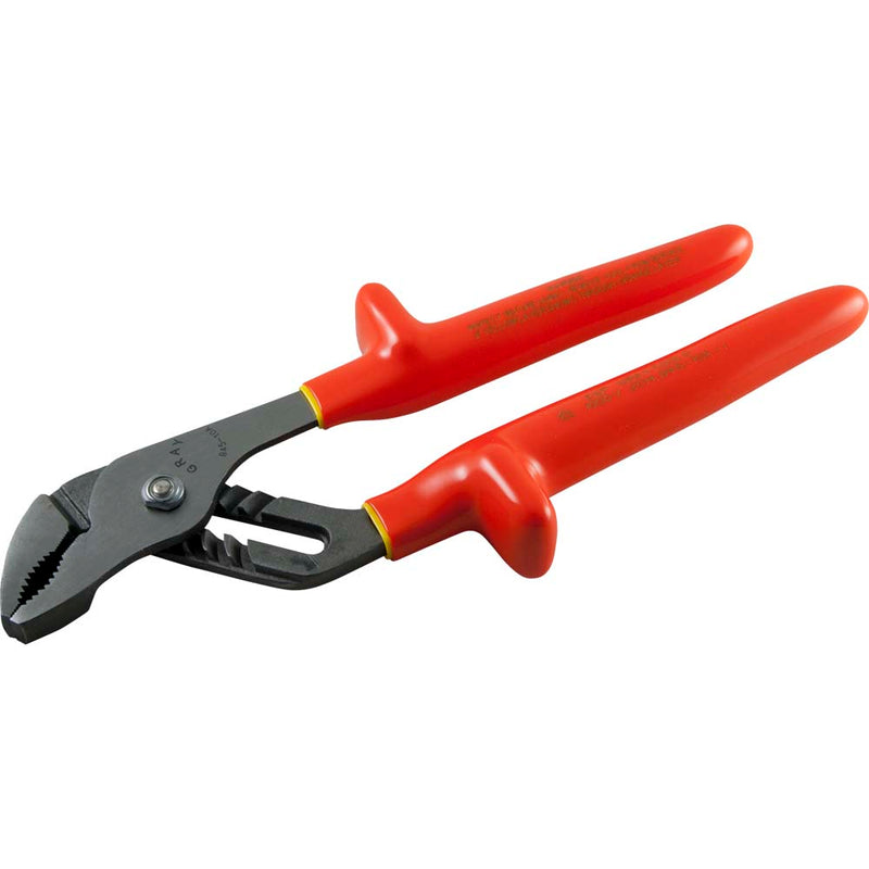 Gray B45-12A-I - 12-1/2" TONGUE & GROOVE SLIP JOINT PLIER, 1-1/2" JAW, 1000V INSULATED GRAY TOOLS B45-12A-I - eGrimesDirect