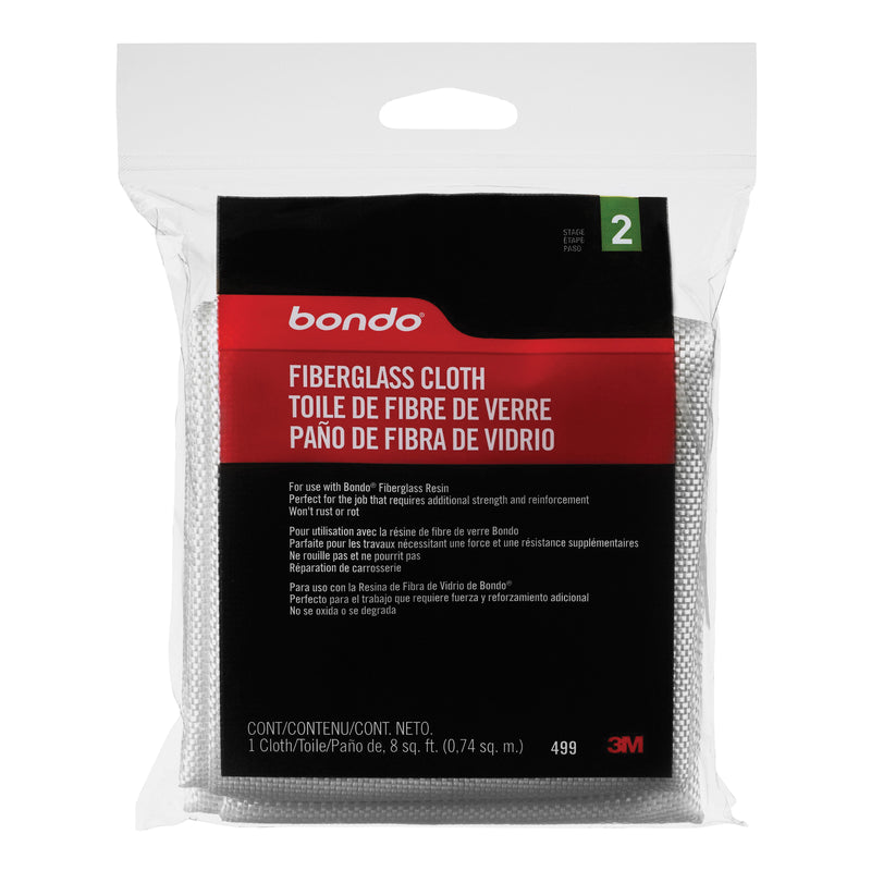 3M Bondo B-00499 - Bondo Fibreglass Cloth 499 8 Sq. Ft. (2.5 m) 7000120014 - eGrimesDirect